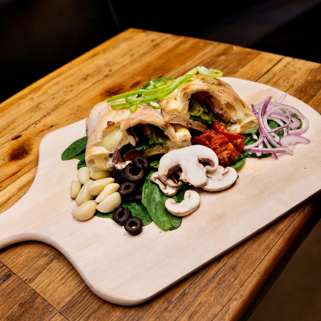 Veggie Calzone.