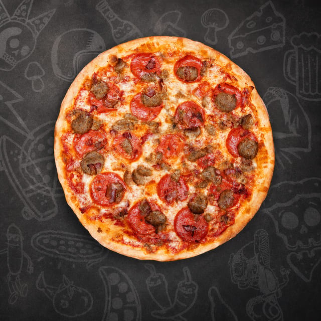 Meat Lovers Whole Pie.