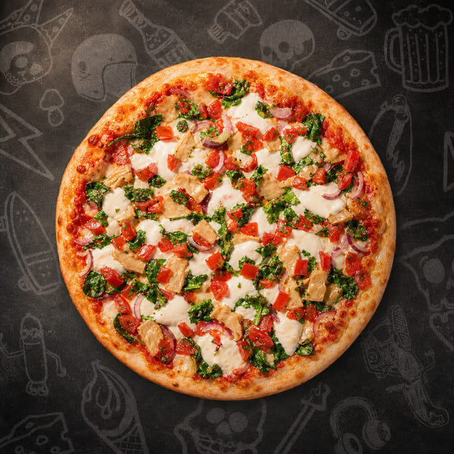 Herb Tomato Ricotta Whole Pie.