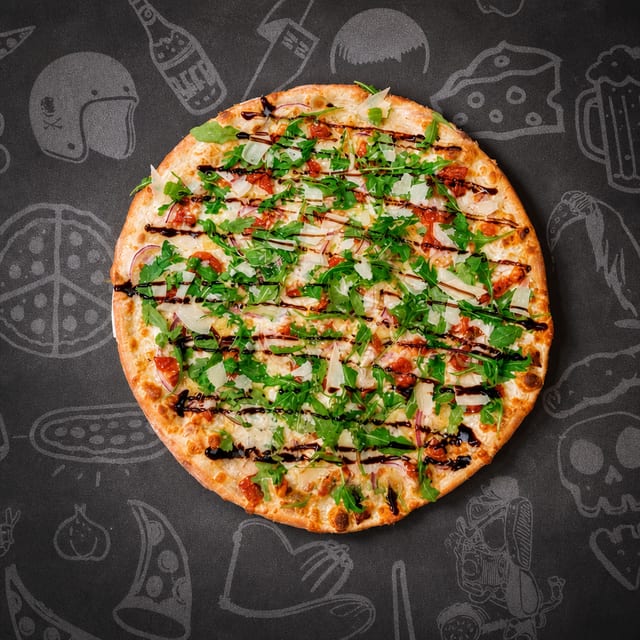 Artichoke Arugula Whole Pie.