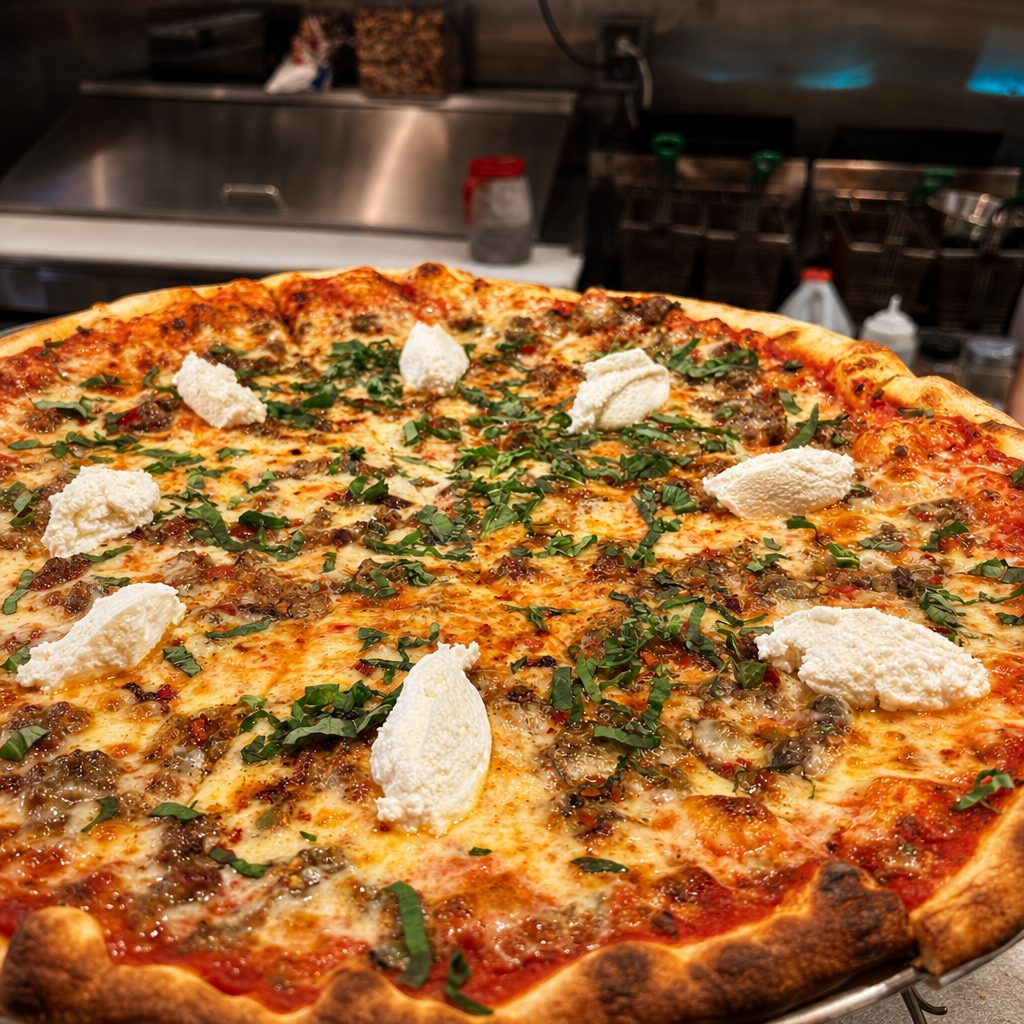 Puttanesca Pizza.