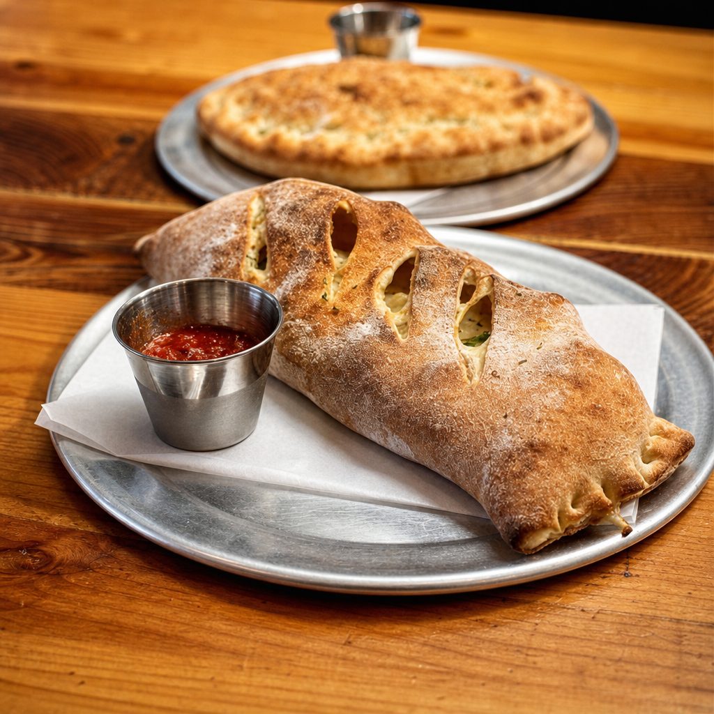 Pepperoni & Sausage Stromboli.